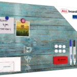 MetalBoard RETRO HOLZ 60x40cm + Zubehör-Set