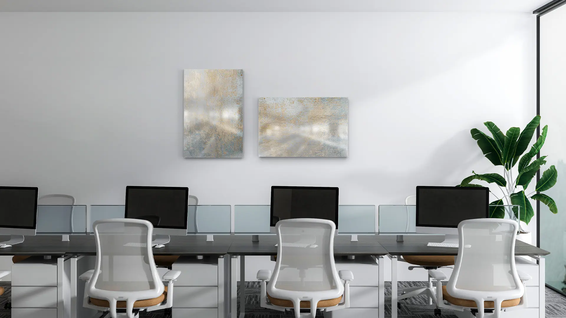 Metallische Magnettafel, MetalBoard, GOLDENER BETON, 60×40 cm + GRATIS Zubehörset – Bild 3