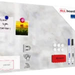 Metallische Magnettafel, MetalBoard, MARMOR, 60×40 cm + GRATIS Zubehörset