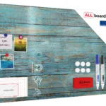 MetalBoard RETRO HOLZ 90x60cm + Zubehör-Set