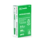 Grüner trocken abwischbarer Marker - 10er-Set für Whiteboard- und Glastafeln