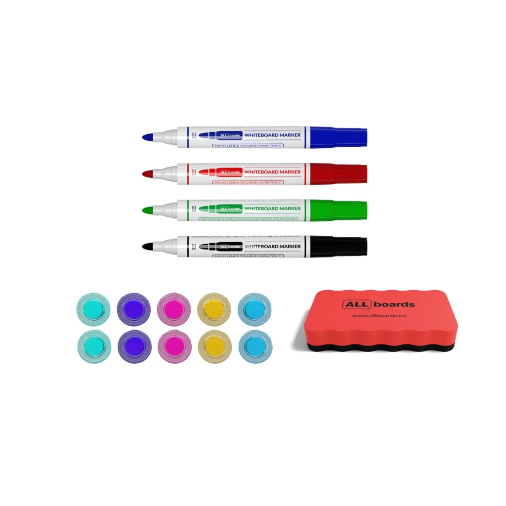 Zubehör-Set für trocken abwischbare Whiteboards