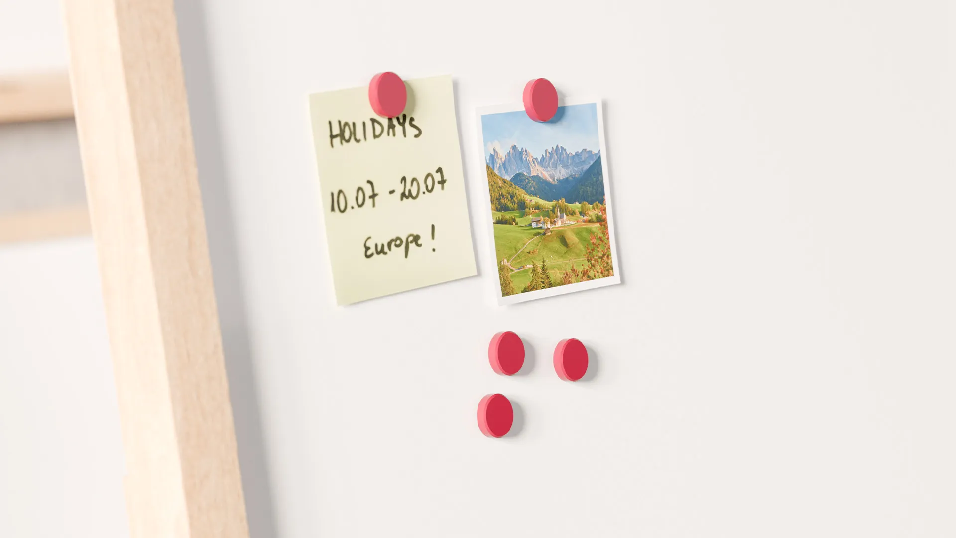 Magnete für Whiteboards, 20 mm – 10 Stück, ROSA – Bild 4