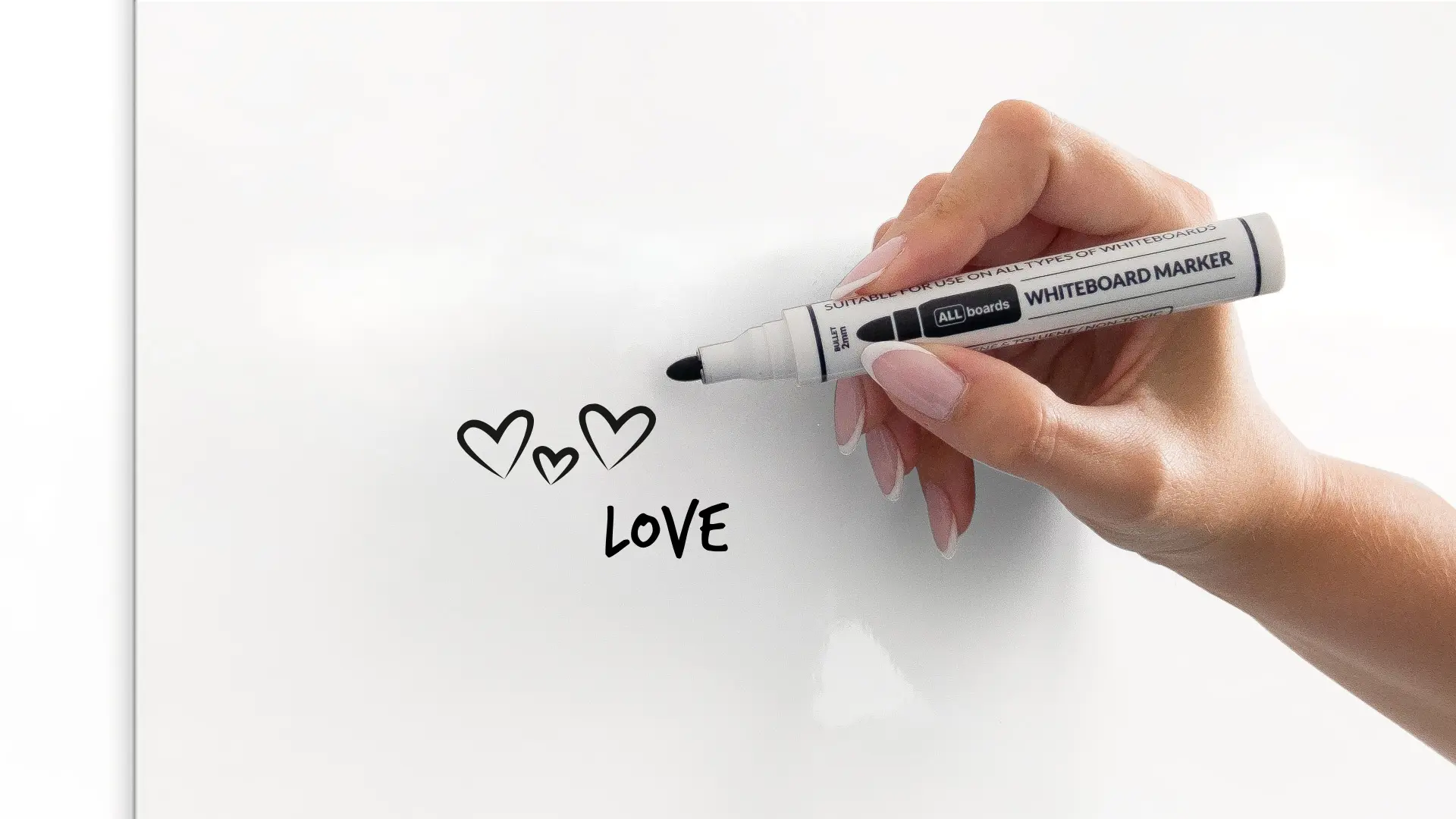Magnetplatte rahmenloses SLIMboard - Magnetisches trocken abwischbares Whiteboard 300x120 cm + GRATIS Zubehör – Bild 8