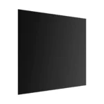 Spritzschutz aus Glas SCHWARZ CLASSIC BLACK 60x65cm Küchenrückwand aus Echtglas, für Küche, Herd, Schutz gegen Fett, mit Aufdruck, kratzfest