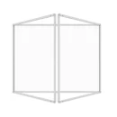 Magnetischer Schaukasten 120x120cm mit Aluminiumrahmen