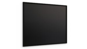 Schwarze Kreidetafel 100x80 cm mit Schwarz ECO-Holzrahmen