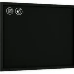 Kreidetafel mit Schwarz Holzrahmen 120x90cm