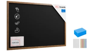 Kreidetafel mit Holzrahmen 150x100cm