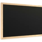 Schwarze Kreidetafel 60x40 cm, ECO-Holzrahmen