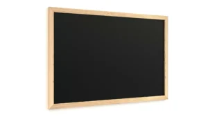 Schwarze Kreidetafel 60x40 cm, ECO-Holzrahmen
