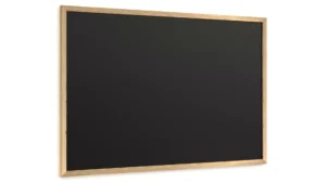 Schwarze Kreidetafel 90x60 cm, ECO-Holzrahmen