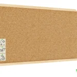 Pinnwand, Korktafel 100x40 cm, Naturholzrahmen + GRATIS