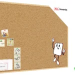 Pinnwand mit Naturholzrahmen 120x90cm + GRATIS