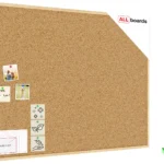Pinnwand mit Naturholzrahmen 120x90cm + GRATIS