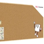 Pinnwand mit Naturholzrahmen 180x100cm + GRATIS