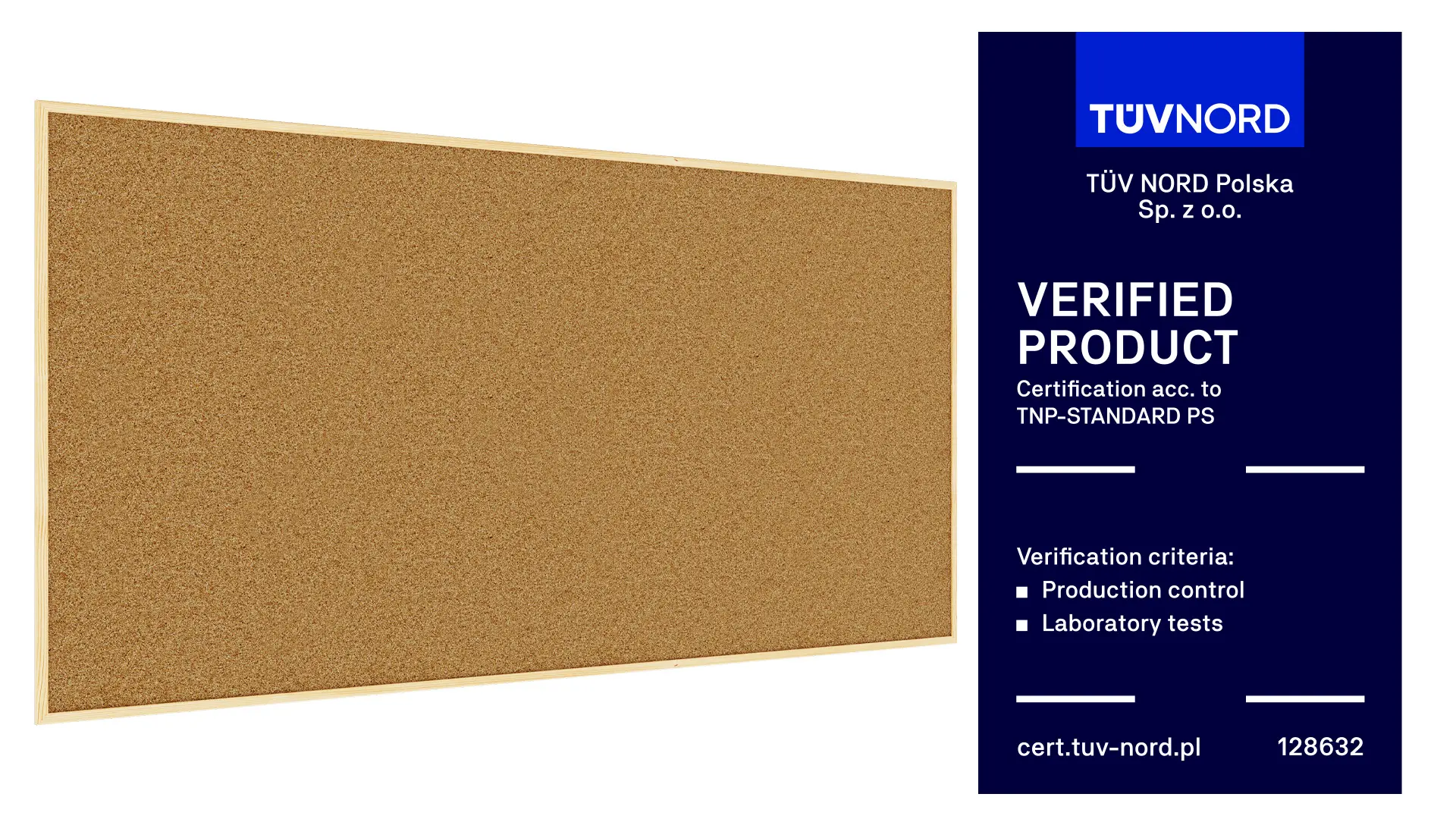 Pinnwand mit Naturholzrahmen 200x100cm