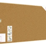 Pinnwand mit Naturholzrahmen 250x120cm