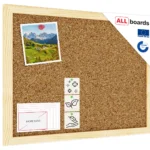 Pinnwand mit Naturholzrahmen 30x40cm