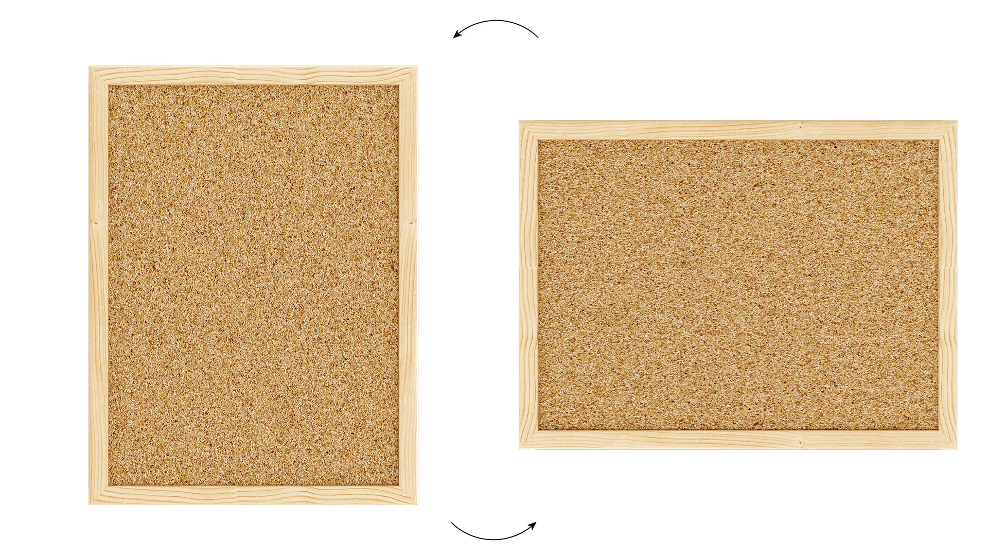 Pinnwand mit Naturholzrahmen 30x40cm – Bild 5