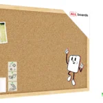 Pinnwand mit Naturholzrahmen 60x40cm + GRATIS
