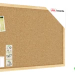 Pinnwand mit Naturholzrahmen 60x40cm + GRATIS