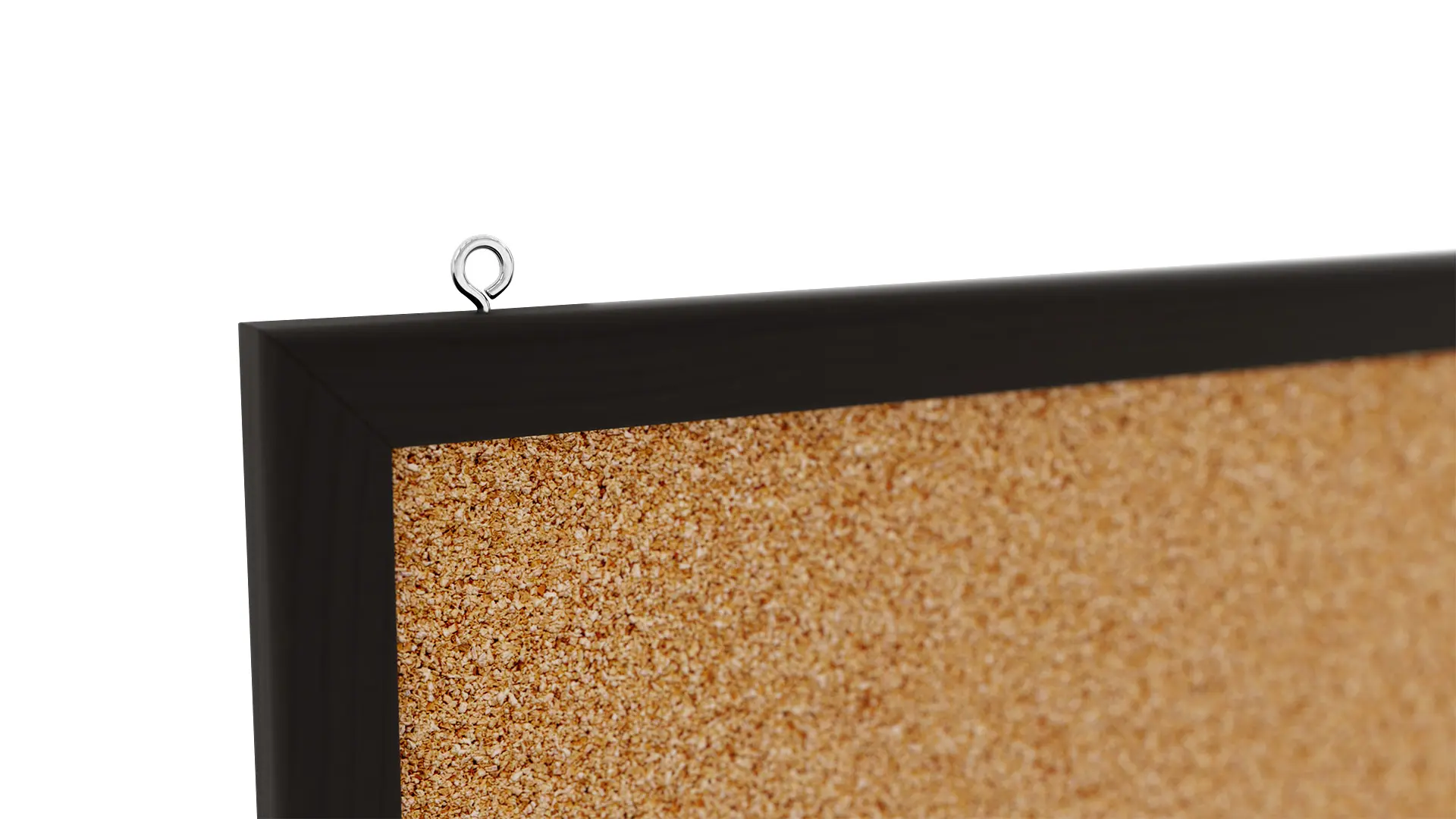 Pinnwand, Korktafel 80x40 cm, Holzrahmen - Schwarz lackiert + GRATIS – Bild 7