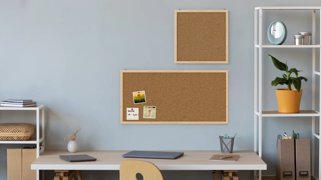 Quartet Kork-Pinnwand Mit Eichenholz-Rahmen – 59x89 Cm, Für Büro Oder Zuhause