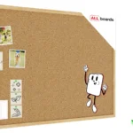 Pinnwand mit Naturholzrahmen 90x60cm + GRATIS