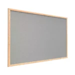 Hellgrau Pinnwand mit Holz Rahmen 90x60cm Korktafel Korkwand Pinnwand Kork Hellgrau Oberfläche