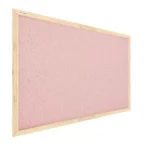 Pastellrosa Pinnwand mit Holzrahmen 60x40cm Pastellrosa Korktafel