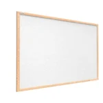 Weiß Pinnwand mit Holz Rahmen 90x60cm Korktafel Korkwand Pinnwand Kork Oberfläche