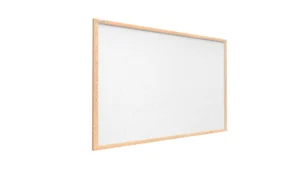 Weiß Pinnwand mit Holz Rahmen 90x60cm Korktafel Korkwand Pinnwand Kork Oberfläche