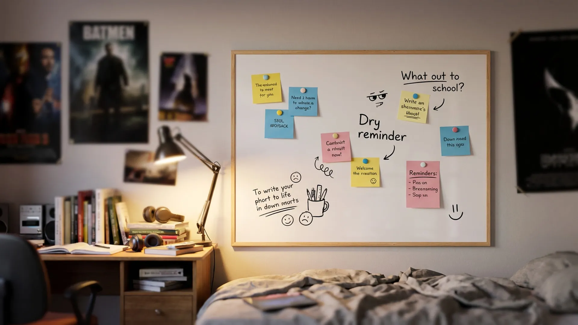 Magnetisches Whiteboard mit Naturholzrahmen 120x90cm – Bild 4