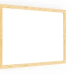 Magnetisches Whiteboard mit Naturholzrahmen 30x40cm