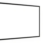 Magnetisches Whiteboard mit schwarzen Holzrahmen 90x60cm