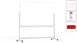 Mobiles Whiteboard - Fürs Büro Schreibfläche 200x120cm