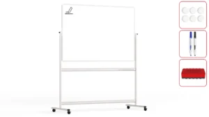 Mobiles Whiteboard - Fürs Büro, emailliert P3 Schreibfläche 150x100cm