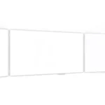 Magnetisches Whiteboard Klapptafel 5-flächig 100x200//400cm