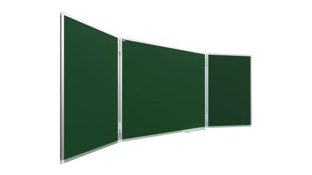 Grün Magnetisch Kreidetafel, Klapptafel 5-flächig 100x150 // 300 cm