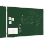 Grün Magnetisch Kreidetafel, Klapptafel 5-flächig 100x150 // 300 cm