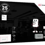Glasboard - Schwarz 100x70cm + GRATIS