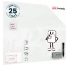 Glasboard - Weiß CLASSIC WHITE 100x80cm + GRATIS