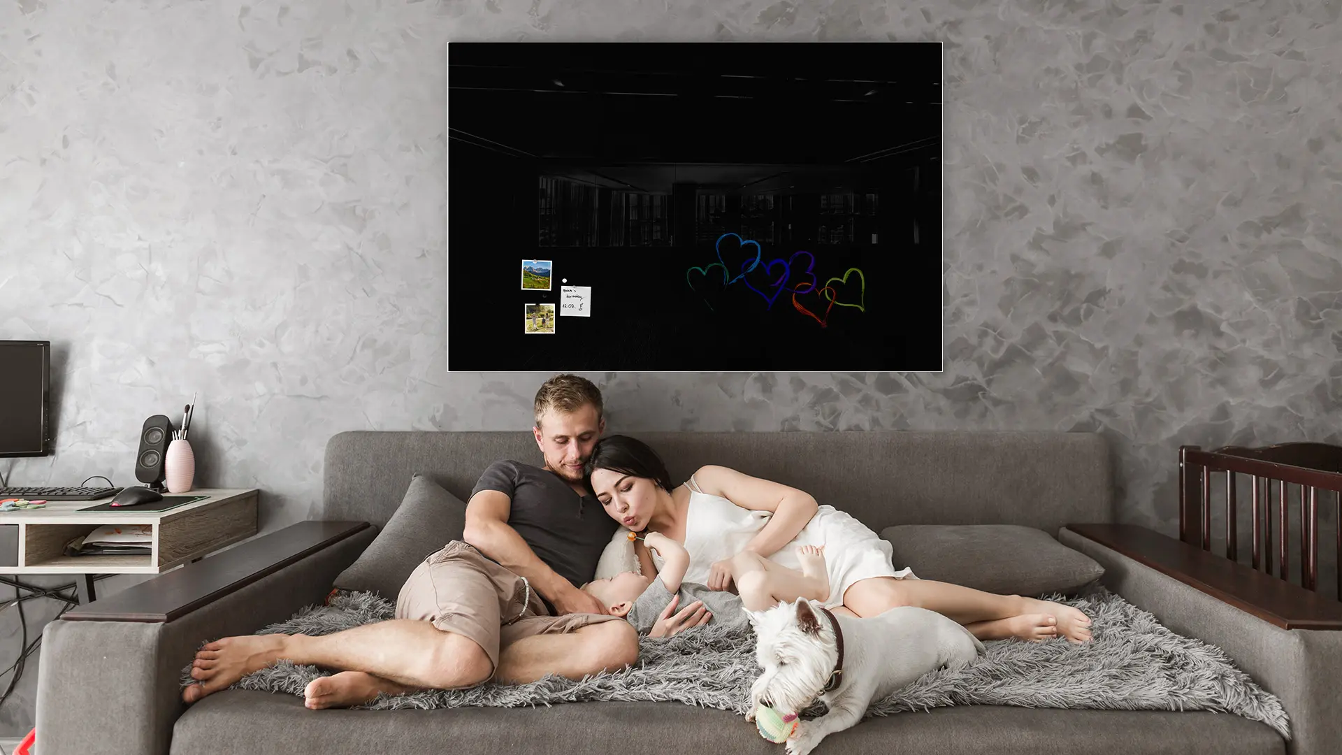 Glasboard - Schwarz 150x100cm + GRATIS – Bild 13