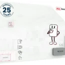Glasboard - Weiß CLASSIC WHITE 150x100cm + GRATIS