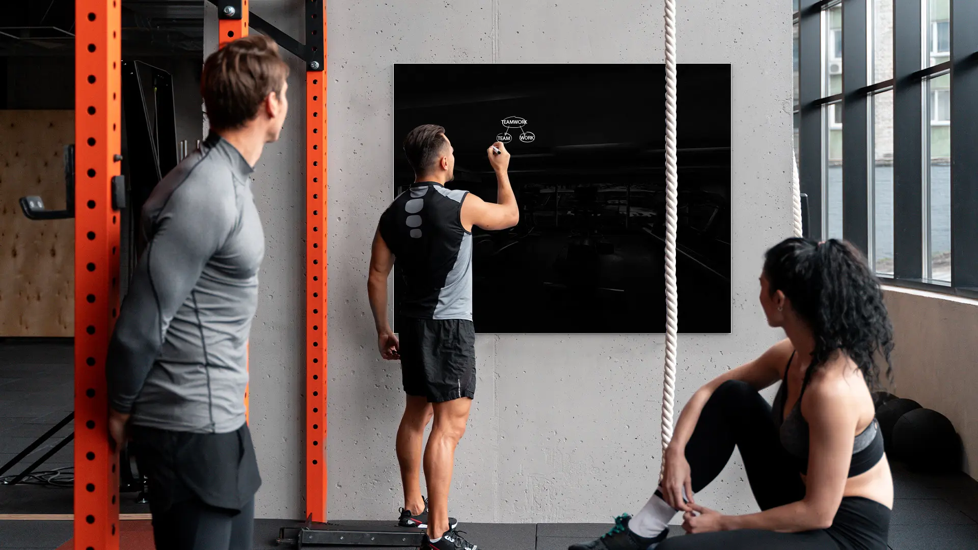 Glasboard - Schwarz 150x120cm + GRATIS – Bild 10
