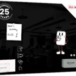 Glasboard - Schwarz 60x40cm + GRATIS