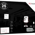 Glasboard - Schwarz 80x60cm + GRATIS