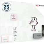 Glasboard - Weiß CLASSIC WHITE 80x60cm + GRATIS