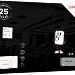 Glasboard - Schwarz 90x60cm + GRATIS